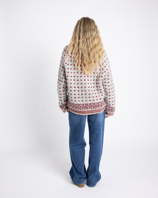 Bris V-Neck | Ocean & Cardinal Red