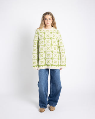 Eir | Natural White & Grass Green