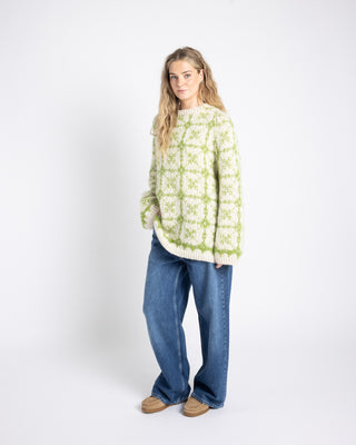 Eir | Natural White & Grass Green