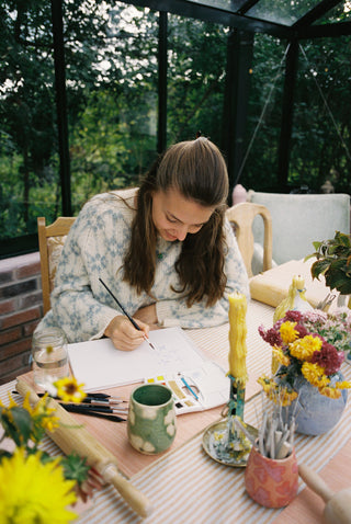 Flora | Naturhvit & Havbris