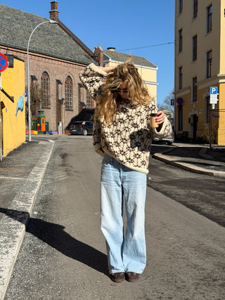Flora | Naturhvit & Mocca