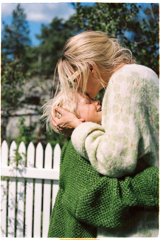 Forglemmegei | Natural White & Pastel Green