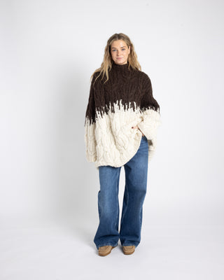 Lun | Natural White & Mocca