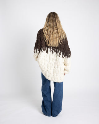 Lun | Natural White & Mocca