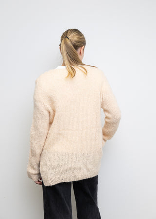 Chic Mohair V-neck | HÅNDSTRIKKET GENSER