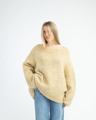 Blomstre | Sennep | HÅNDSTRIKKET GENSER