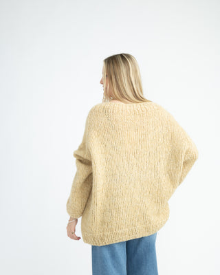 Blomstre | Sennep | HÅNDSTRIKKET GENSER