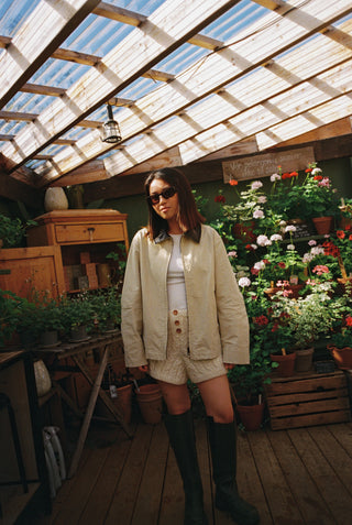 Iris Shorts | Natural White