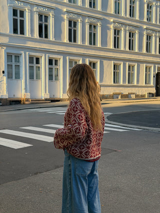 Kantarell | Sandbeige & Kardinalrød