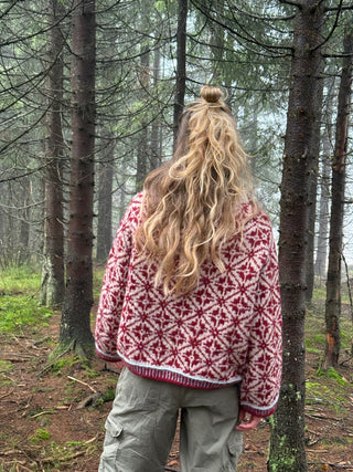 Kantarell | Sandbeige & Kardinalrød