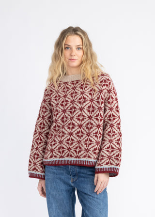 Kantarell | Sandbeige & Kardinalrød