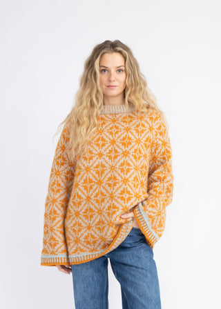 Kantarell | Sandbeige & Safran