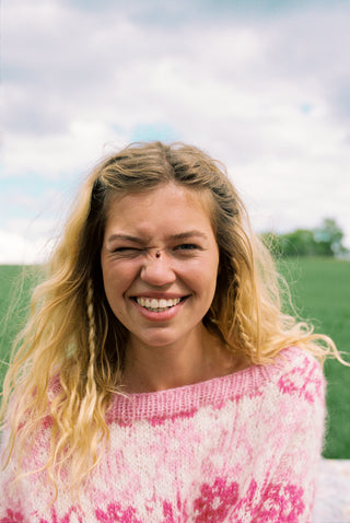 Kaprifol | Rosa & Naturhvit