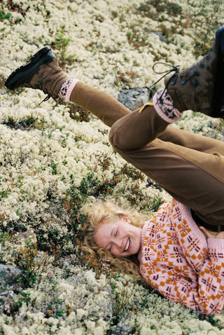 Lav | Pudderrosa & Safranorange