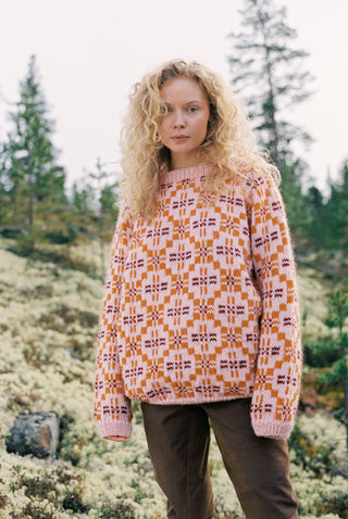 Lav | Pudderrosa & Safranorange