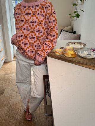 Lav | Pudderrosa & Safranorange