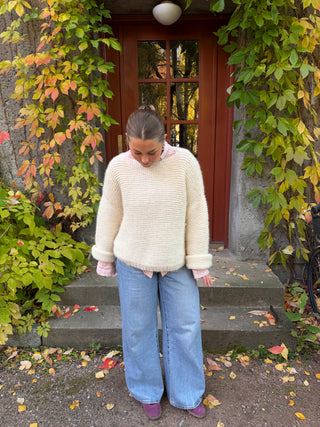 Skappel Sweater | Natural White | Lun