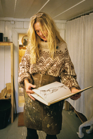 Ull er Gull | Sandbeige & Kastanjebrun