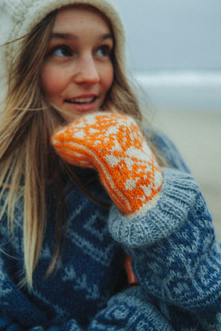 Moo Votter | Naturhvit & Oransje