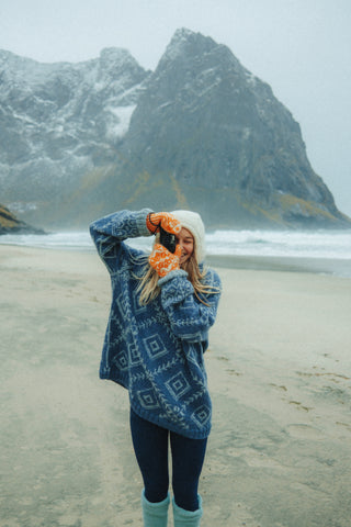 Moo Votter | Naturhvit & Oransje