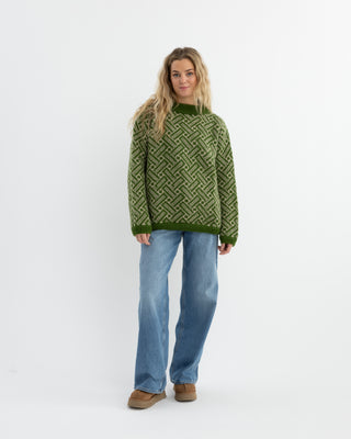 Myrull | Gressgrønn & Moccabrun