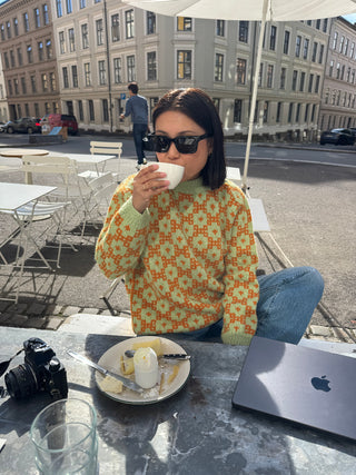 Myrull | Pastellgrønn & Safranorange