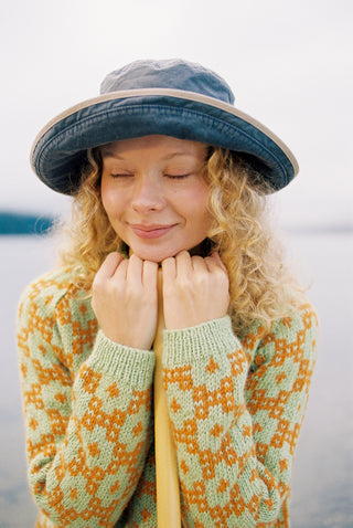 Myrull | Pastellgrønn & Safranorange