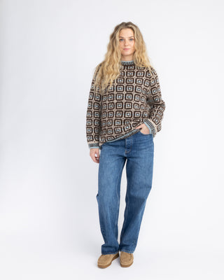 Røys Crewneck | Mocca & Beige