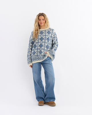 Skumring | Naturhvit & Kveldsblå