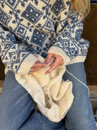 Skumring | Naturhvit & Kveldsblå