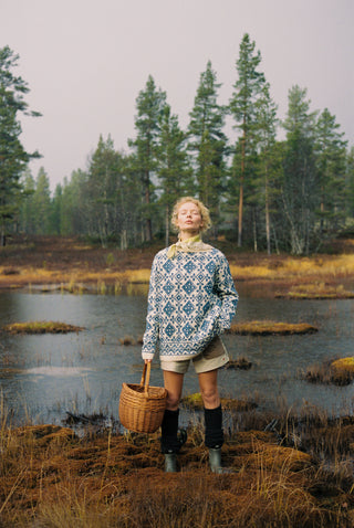 Skumring | Naturhvit & Kveldsblå