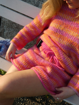 Sukkertøy Shorts | Rosa & Orange