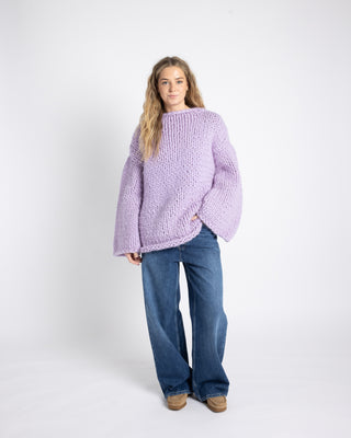 Traveling Sweater | Purple Orchid