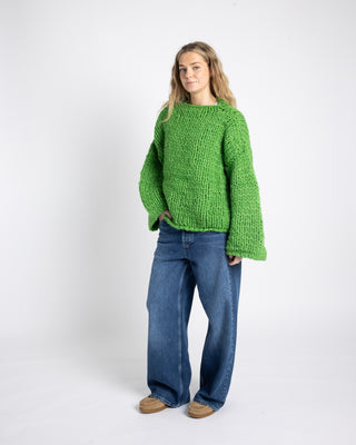 Traveling Sweater | Apple Green
