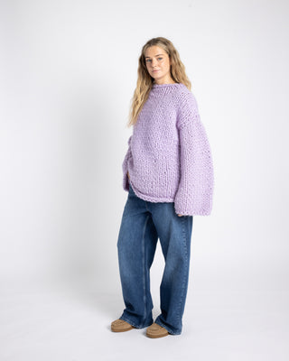 Traveling Sweater | Purple Orchid