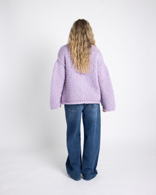 Traveling Sweater | Purple Orchid