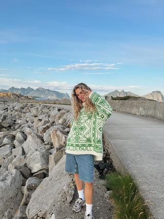 Ull er Gull | Natural White & Apple Green