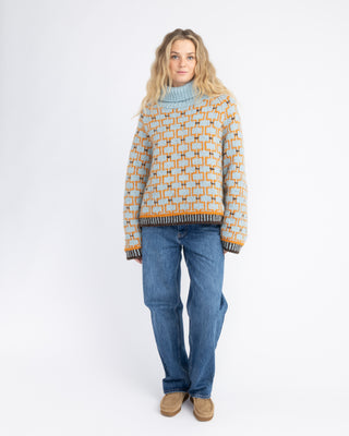 Varde Turtleneck | Mint & Saffron