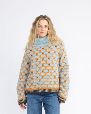 Varde Turtleneck | Mint & Saffron