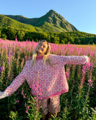 Anny | Rosa & Naturhvit