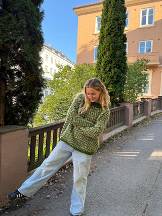 Bark | Safirgrønn & Sandbeige