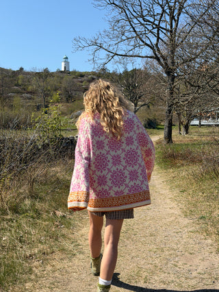 Dahlia | Natural White & Pink