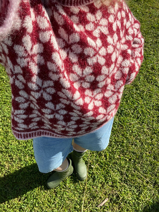 Forglemmegei | Cardinal Red & Natural White