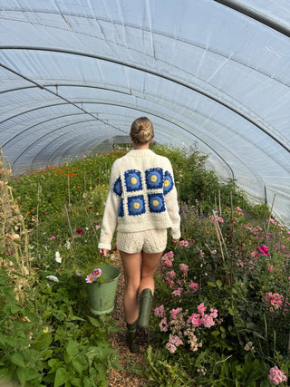 Granny Tine 2.0 | Naturhvit & Blå