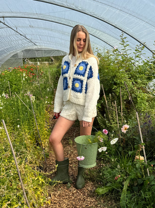 Granny Tine 2.0 | Naturhvit & Blå