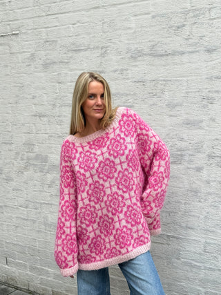 Kløver | Pudderrosa & Mørk Rosa