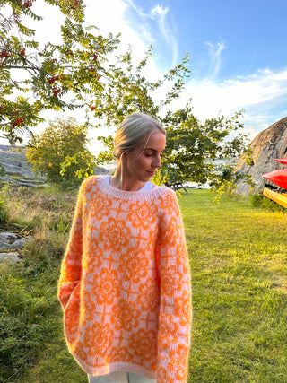 Kløver | Pudderrosa & Orange