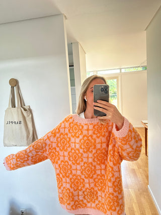 Kløver | Pudderrosa & Orange