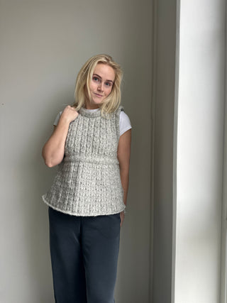 Kornblomst Vest | Gråmelert