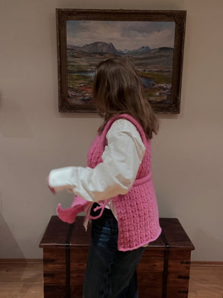 Kornblomst Vest | Rosa